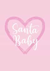 Super Cute Christmas Card - Santa Baby created by Amy Baker