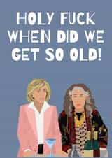 Grace and Frankie inspired birthday card for your best friend created by The Hillmo's