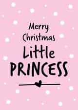 Merry Christmas Little Princess created by Geordies Love Gin