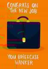 Funny Congrats on The New Job Card created by Lucy Maggie Designs