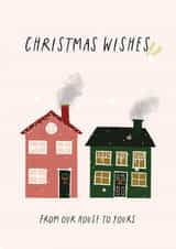 Cute Christmas Card for Friends and Neighbours created by Sweetlove Press