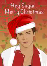Great Christmas card for someone who loves Harry Styles created by Liam Harris