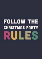 Funny Christmas card for work friends and colleagues created by BlockDash