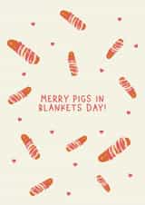 merry pigs in blankets day! created by Jamie Lindsay