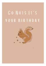 Cute Squirrel Birthday Card For Boy or Girl created by Honeybee Art