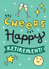 Cheers! Happy Retirement! Retirement/Leaving Card created by Josie Gledhill