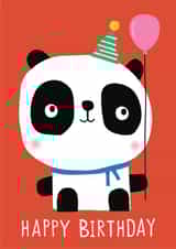 Cute Panda Birthday Card created by Dawn Machell