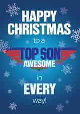 Top Son Christmas card created by NEEDL designs