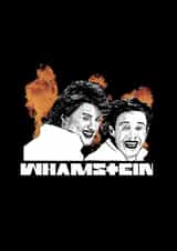 Funny music card - birthday card - George Michael Rammstein created by Big Bucket Of Guts