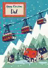 Ski themed Christmas card for Dad created by Rocket68