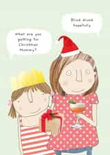 Mummy Christmas card created by Rosie Made A Thing