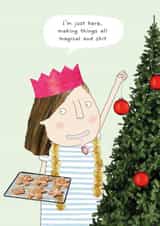 Magical Christmas card created by Rosie Made A Thing