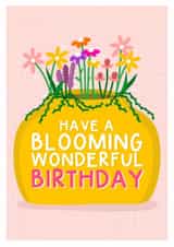 Floral Birthday Card For Friends, Mums, Sisters Or Any Blooming Wonderful Lady created by Amy Writes