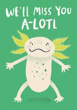 Cute leaving card for nature-lovers created by Lisa Greener