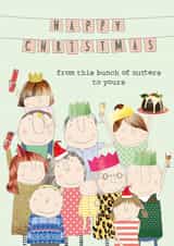 Bunch of Nutters Christmas card created by Rosie Made A Thing