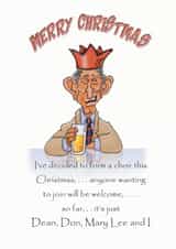 A funny Christmas card for the season, created by David Stringer ( STRINGS )