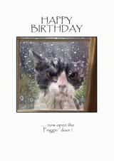 a cute cat card for your birthday BFF created by David Stringer ( STRINGS )