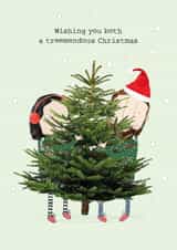 Both Treemendous Christmas card created by Rosie Made A Thing