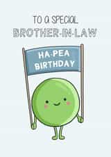 Ha-Pea Birthday Brother in Law created by Creaternet