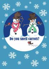 Funny Christmas character card created by Sarah Twist