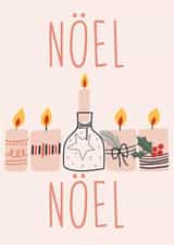 Nöel Nöel Christmas Card created by Izzi Paints