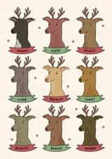 Santa's Greyhounds created by Goldie Design Studio