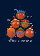 Cute Christmas Robins For Family and Friends created by Nicola Watson