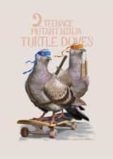 Funny Christmas Carol Pun Christmas Card created by Fasanian Artistry