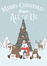 Cute Christmas card for anyone created by Bliss 