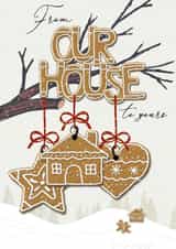 Cute Christmas card for your neighbours, friends and family created by Bliss 