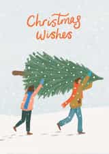 Cute Christmas Card created by Martha Ratcliff Illustration