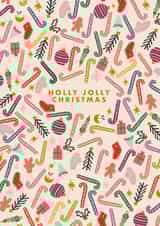 Happy Christmas - Pretty - Colourful - Christmas Things - For Her - For Him created by Kate Fox