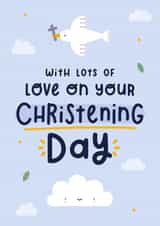 With Lots of Love On Your Christening Day Card created by Joanne Hawker