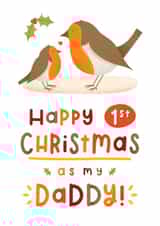 First Christmas as my Daddy Card - Christmas Card from Baby created by Joanne Hawker