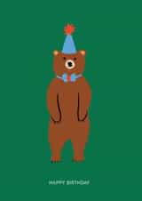 Funny Bear Themed Card For Happy Birthday Celebrations created by Sarah Brown