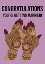 A cute & sassy Ariana Grande inspired wedding card. created by Khayal