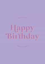 Fun Birthday Card - Best Day Ever - Treat Yourself created by Holmes Design Co.