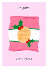 Cute Christmas Card for the Crisp Fan in your Life - Merry Crispmas created by Paint by Louise