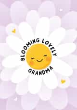 Cute Birthday Card for Grandma / Mother's Day Card - Flower - Blooming Lovely created by Macie Dot Doodles