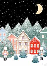 CHRISTMAS VILLAGE CARD created by Monsieur Dorian
