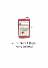 Yule Do - Funny Christmas Card For Boyfriend Girlfriend - Online Dating - Hinge created by Lara King Draws