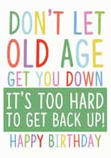 Funny Old Age Card created by Luella York