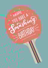 Table Tennis Birthday Card created by Danielle Brooks