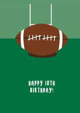SMART RUGBY THEMED 10TH BIRTHDAY CARD created by Sean Cullen