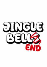 Funny & immature Christmas card created by Daft cards