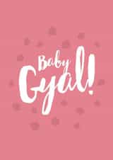 Cute Baby Girl Card for Newborn baby created by New Maroons