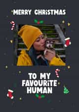 Personalised Christmas Photo Card created by LynseyLovez - Cute Christmas Card - From The Dog - From The Cat