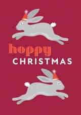 Cute Christmas Card for the animal lover in your life created by X, Y & Z Design
