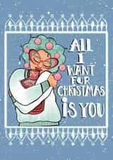 All I Want For Christmas Is You, My Amazing Hot Water Bottle created by Howee Designs