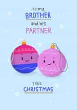 Bisexual - Brother & partner Baubles created by Blue Kiwi Design